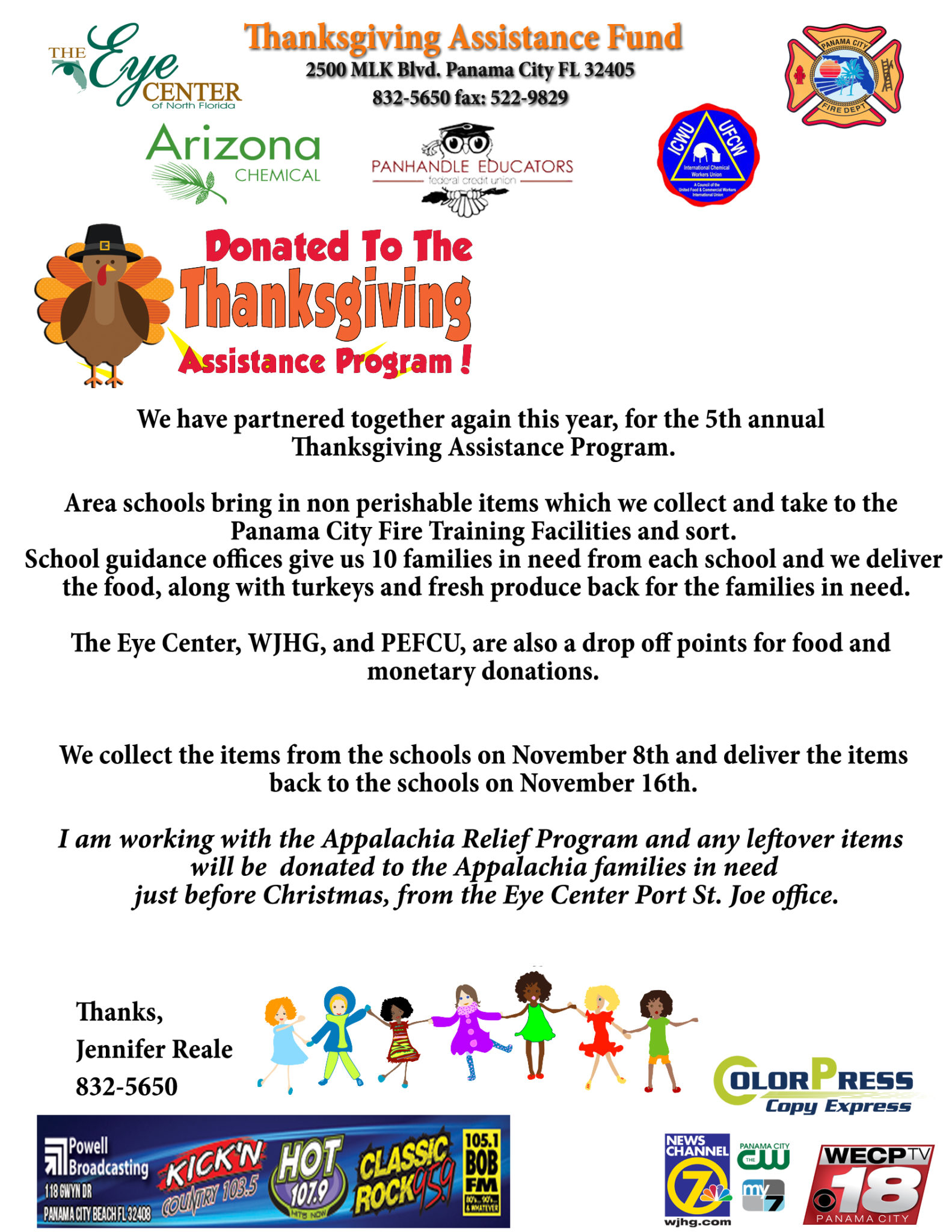 Thanksgiving Assistance Program | The Eye Center of Panama City1583 x 2048