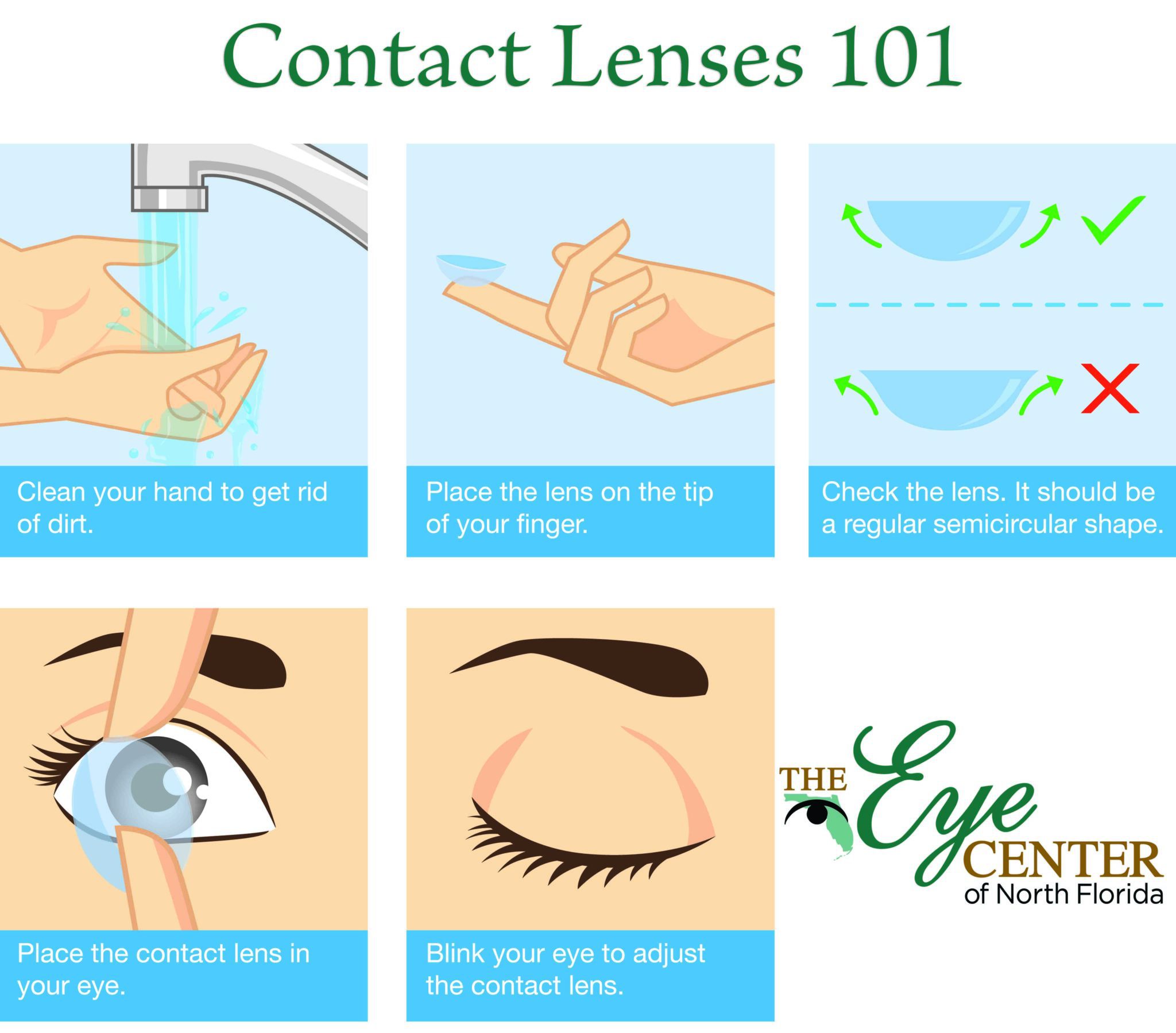 How to Clean Contact Lenses