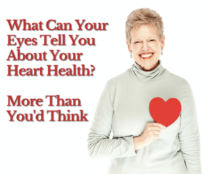 Older woman smiling and holding valentine over heart