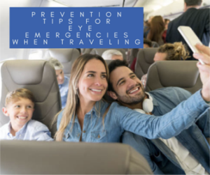 Happy family on airplane taking a selfie