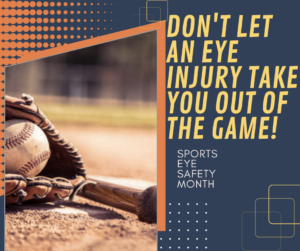 April is Sports Eye Safety Month