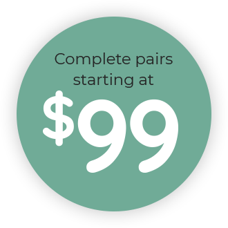 Eyeglasses and sunglasses starting at $99